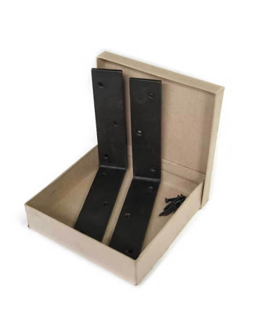 équerre étagère industrielle en acier laminé à chaud x2, achat durable