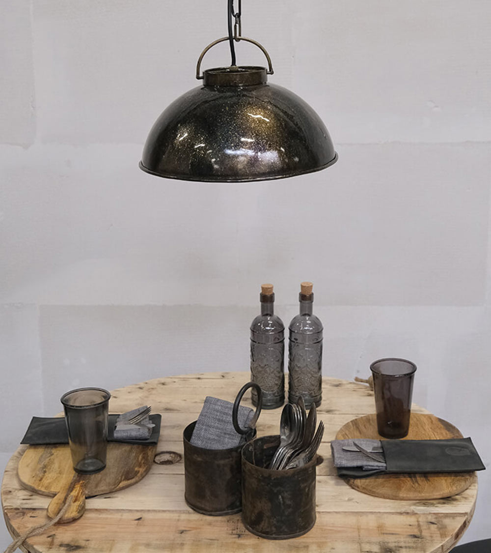Bouteille en verre recyclé gris 0.4l authentique bouchon liège
