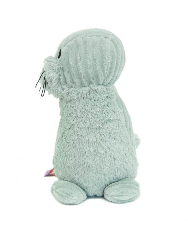 Peluche Phoque Les déglingos, Glissou en Vert Menthe enfants et bébés