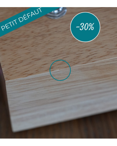 Lampe à poser en bois Duffy avec défauts avec ampoule à filament