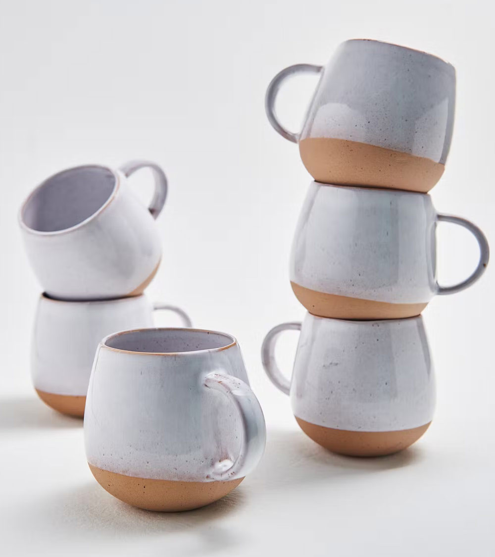 Mug Ball Lemon Sorbet 300ml mat et glaçage, fab. artisanale