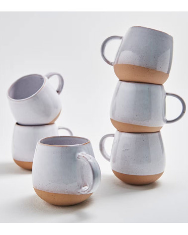 Mug Ball Lemon Sorbet 300ml mat et glaçage, fab. artisanale