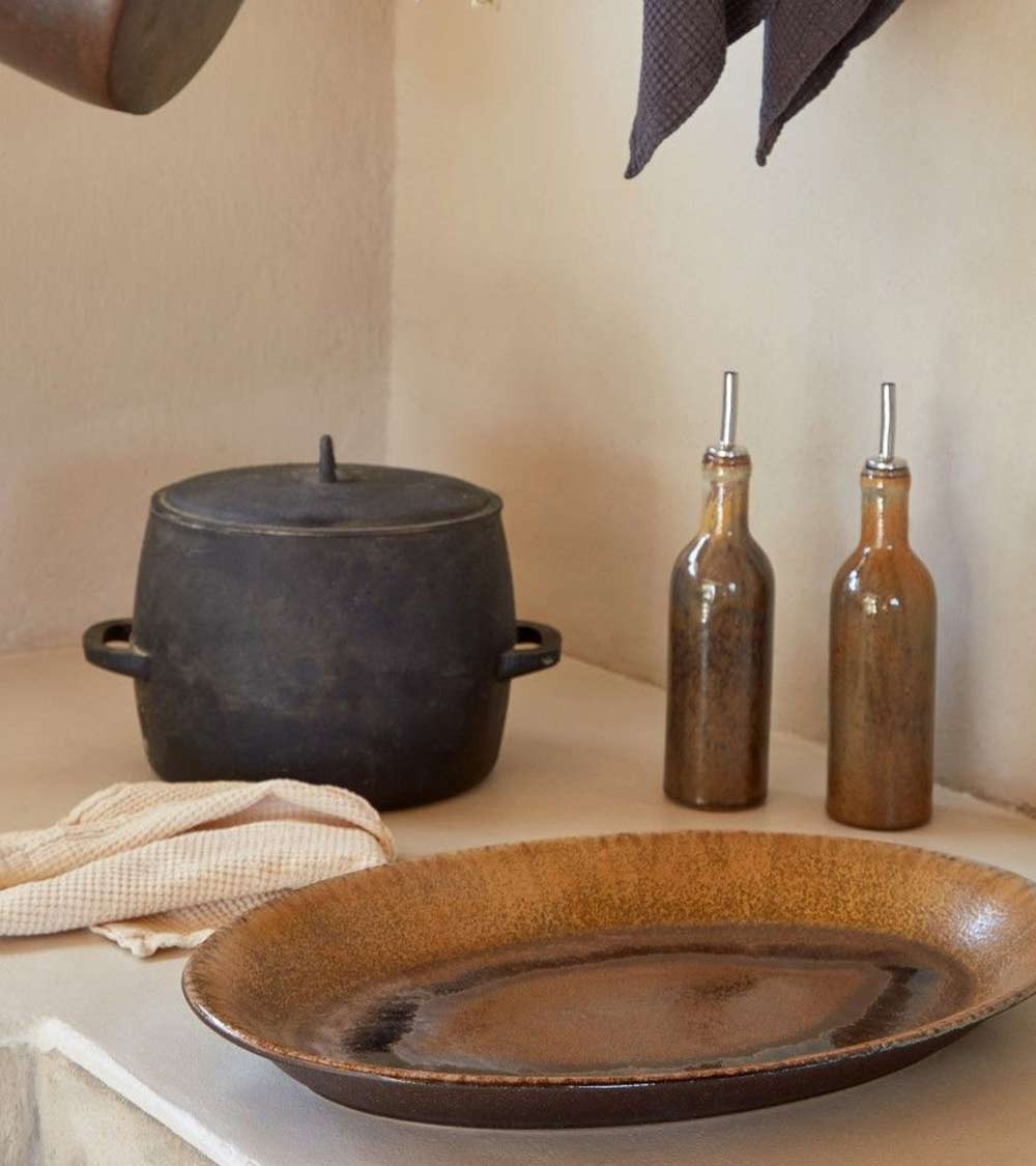 Huilier Vinaigrier Poterie en grès fin - 0.35l | Casafina
