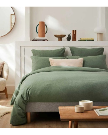 Drap Housse en Flanelle Lichen FRISSON, idéal pour l'hiver