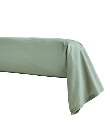 Taie Traversin Percale 80 fils vert Sauge PREMIÈRE | FRANCE
