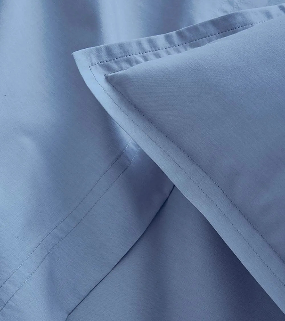 Housse de Couette Percale Bleu Olympe PREMIÈRE | France