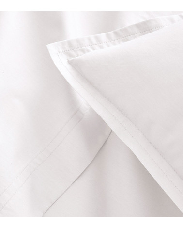 Drap plat Percale Blanc PREMIÈRE, linge de lit Français