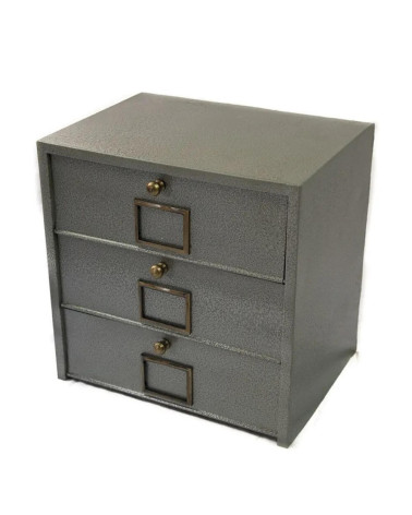 Meuble industriel 3 portes clapet style industriel Brût Homeware