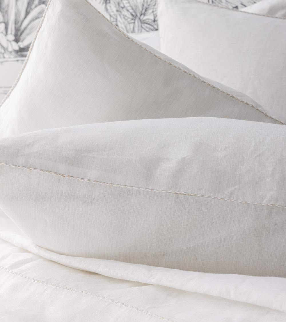 Drap plat Jouvence Blanc en chanvre | Made in France | Dekomaer