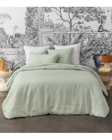 Drap Plat en Chanvre JOUVENCE OPALE - Made In France