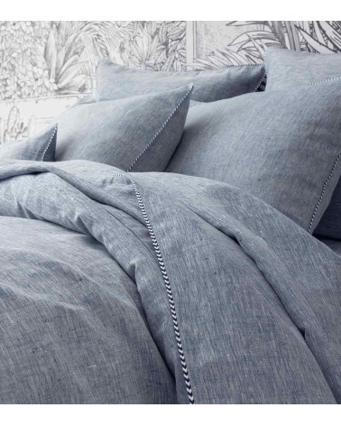 Drap plat Jouvence Marine en chanvre | Made in France | Dekomaer