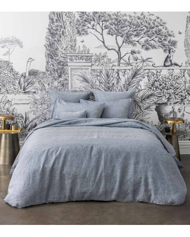 Drap plat Jouvence Marine en chanvre | Made in France | Dekomaer
