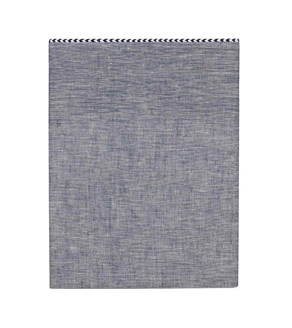 Drap plat Jouvence Marine en chanvre | Made in France | Dekomaer