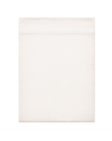 Drap plat en flanelle écru FRISSON – Douceur du coton chambray