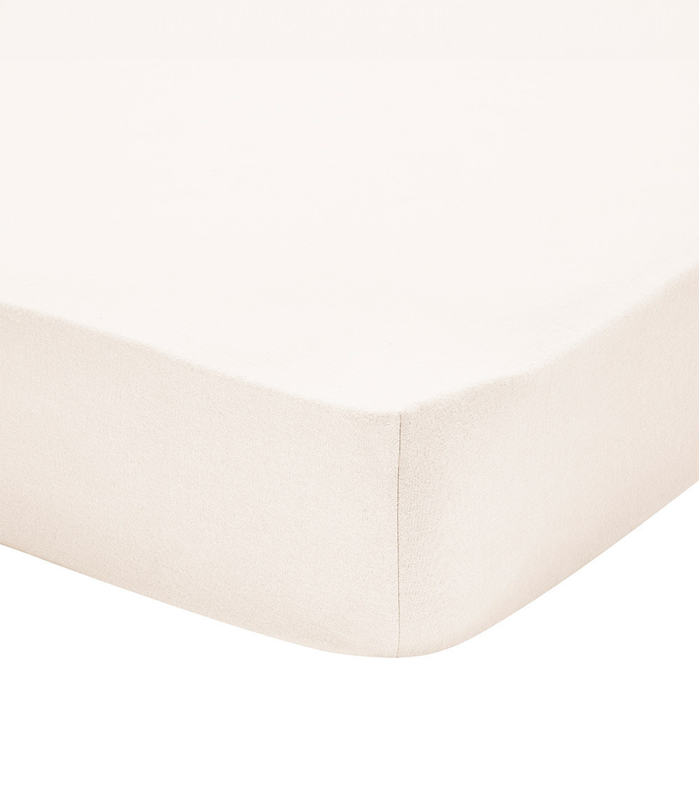 Drap housse flanelle ÉCRU FRISSON – Confort et chaleur