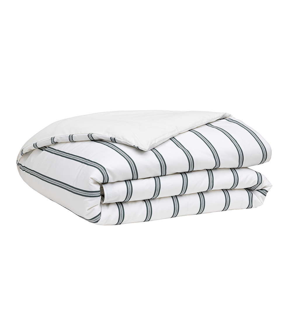 Housse de couette percale ESQUISSE FOUGÈRE – Élégance graphique