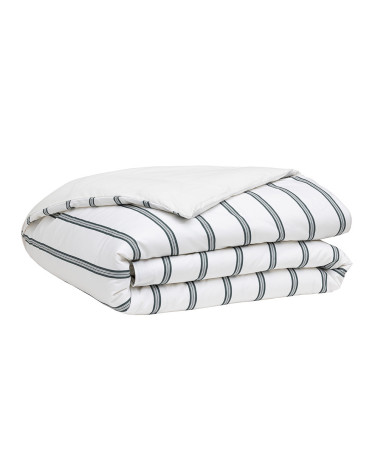 Housse de couette percale ESQUISSE FOUGÈRE – Élégance graphique