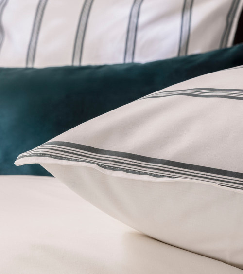 Housse de couette percale ESQUISSE FOUGÈRE – Élégance graphique 2