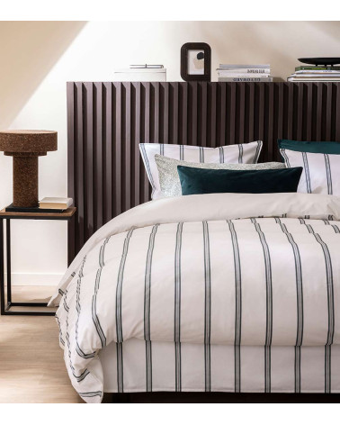 Housse de couette percale ESQUISSE FOUGÈRE – Élégance graphique