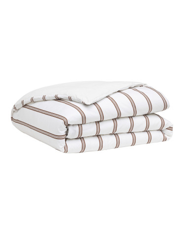 Housse de couette percale ESQUISSE ANTIQUE – Élégance graphique