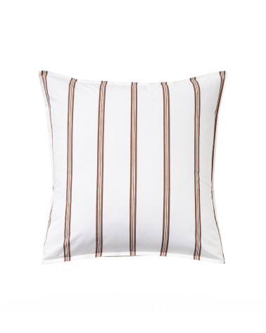 Taie d'Oreiller Percale ESQUISSE ANTIQUE – Rayures élégantes