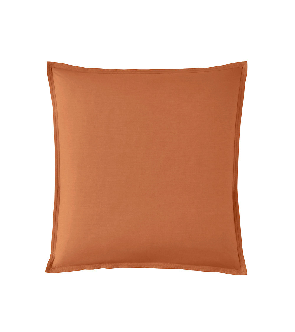 Taie d'Oreiller Percale CUIR PREMIÈRE – Coton 80 fils | FRANCE