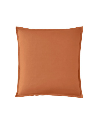 Taie d'Oreiller Percale CUIR PREMIÈRE – Coton 80 fils | FRANCE