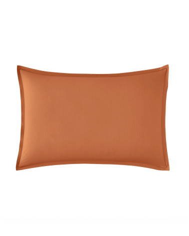 Taie d'Oreiller Percale CUIR PREMIÈRE – Coton 80 fils | FRANCE