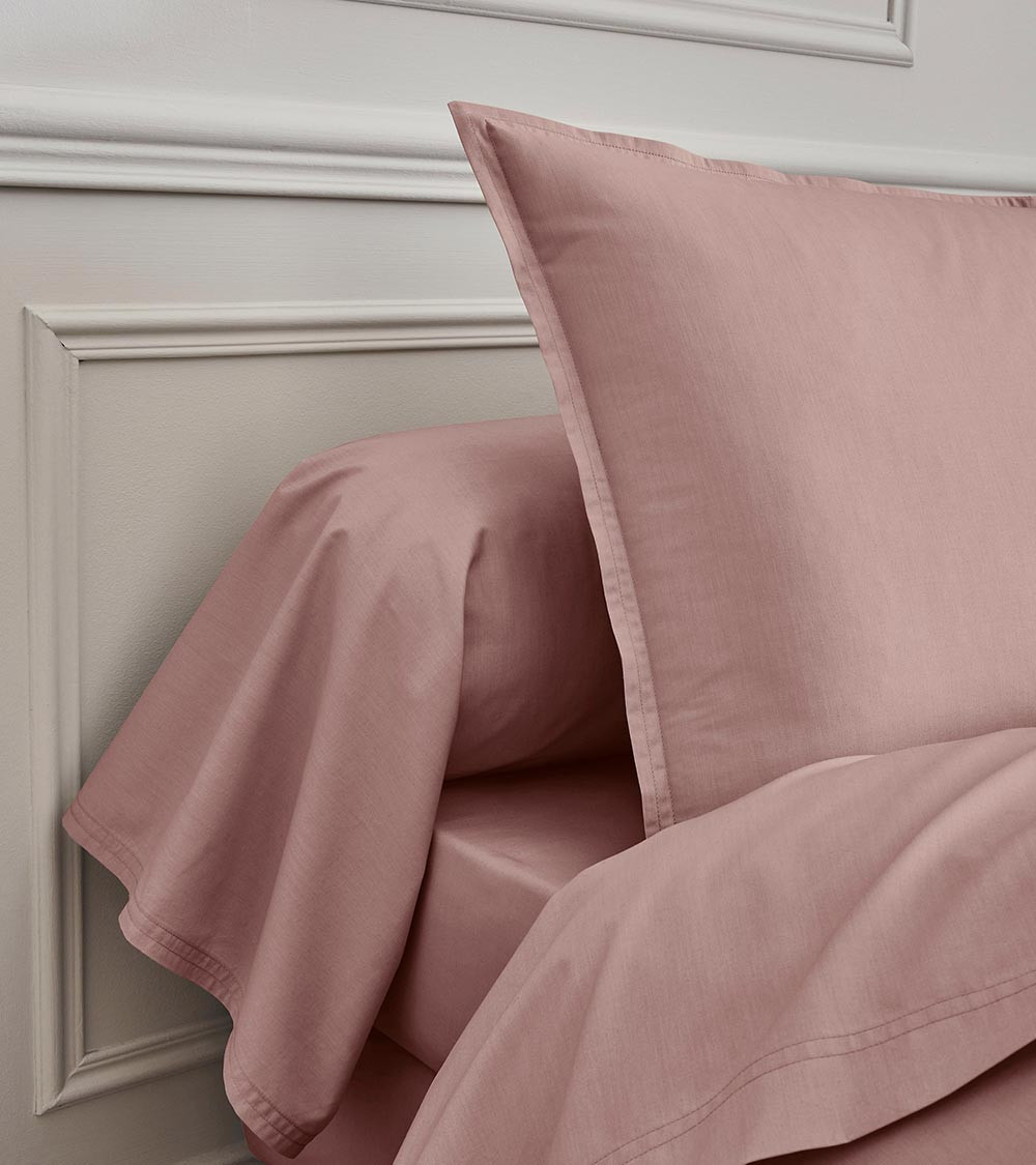 Taie Traversin en Percale de coton LILAS PREMIÈRE | FRANCE