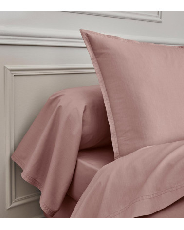 Taie Traversin en Percale de coton LILAS PREMIÈRE | FRANCE