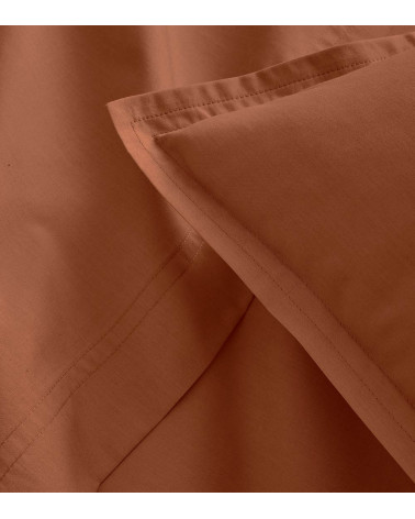 Taie Traversin en Percale de coton CUIR PREMIÈRE | Made in FRANCE