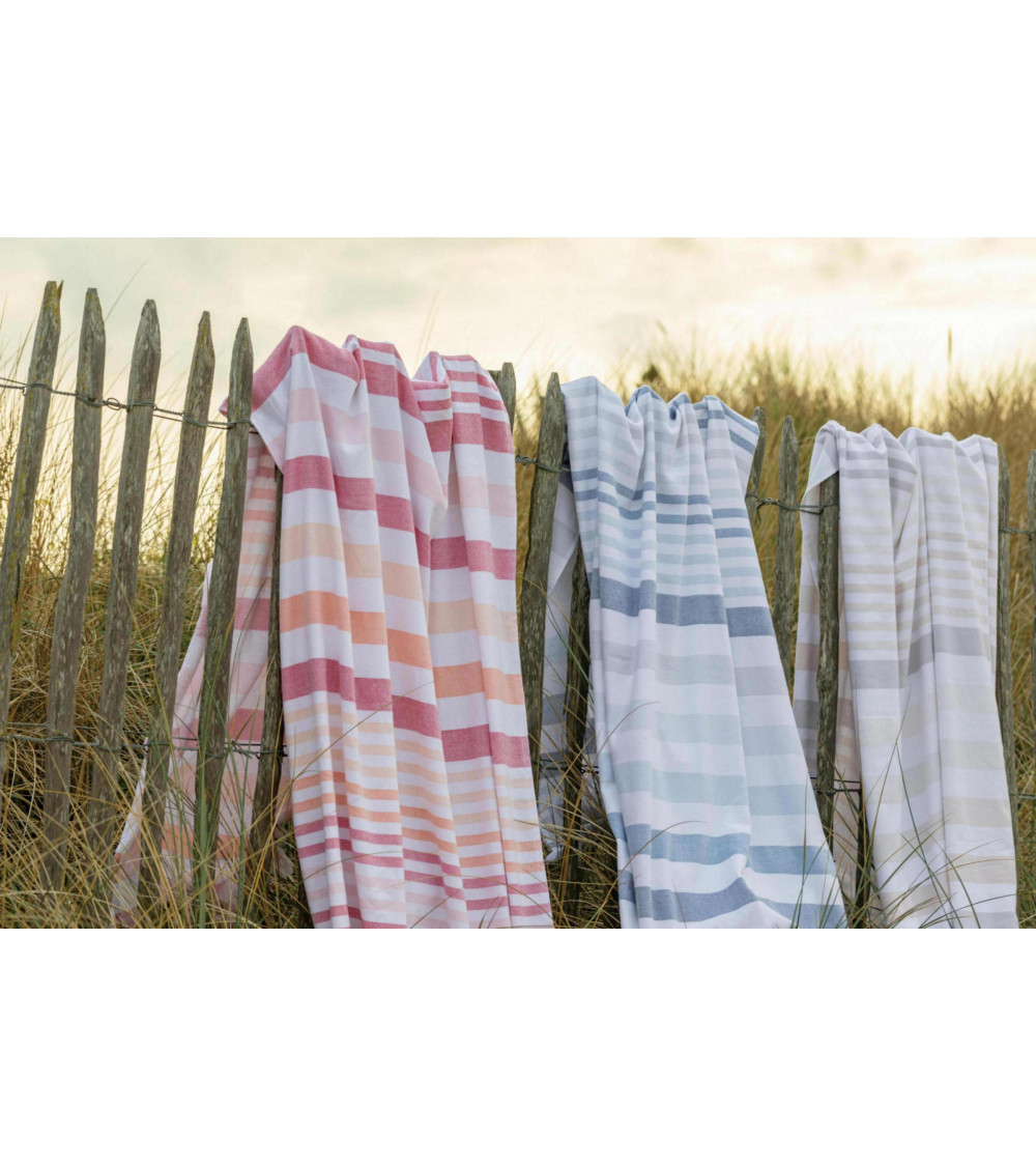 Drap hammam recyclé Samoa, format XL 100 x 200 cm