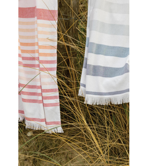 Drap hammam recyclé Samoa, format XL 100 x 200 cm