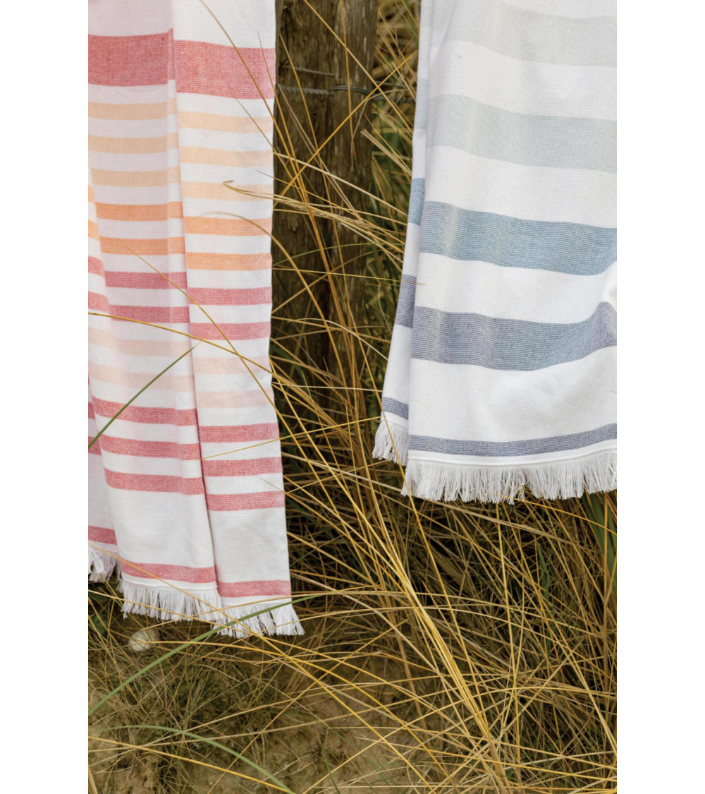 Drap hammam recyclé Samoa, format XL 100 x 200 cm