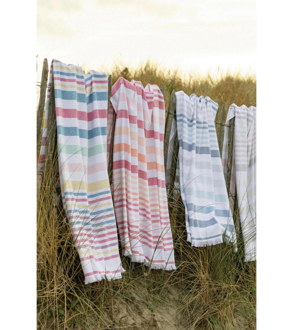 Drap hammam recyclé Samoa, format XL 100 x 200 cm