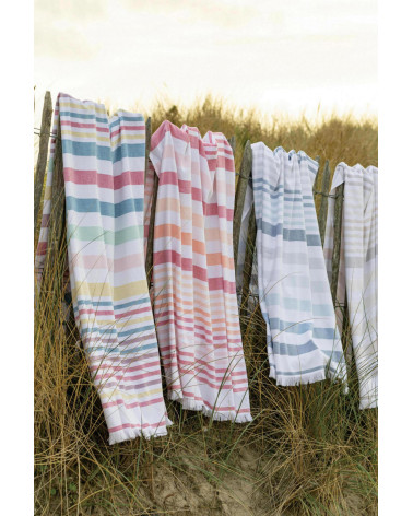 Drap hammam recyclé Samoa, format XL 100 x 200 cm