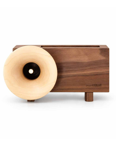 Ollim KB02, support smartphone acoustique en bois massif