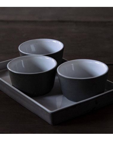 Costa Nova lot 2 plateaux de service rectangles en grès Lagoa Eco-Gres Portugal